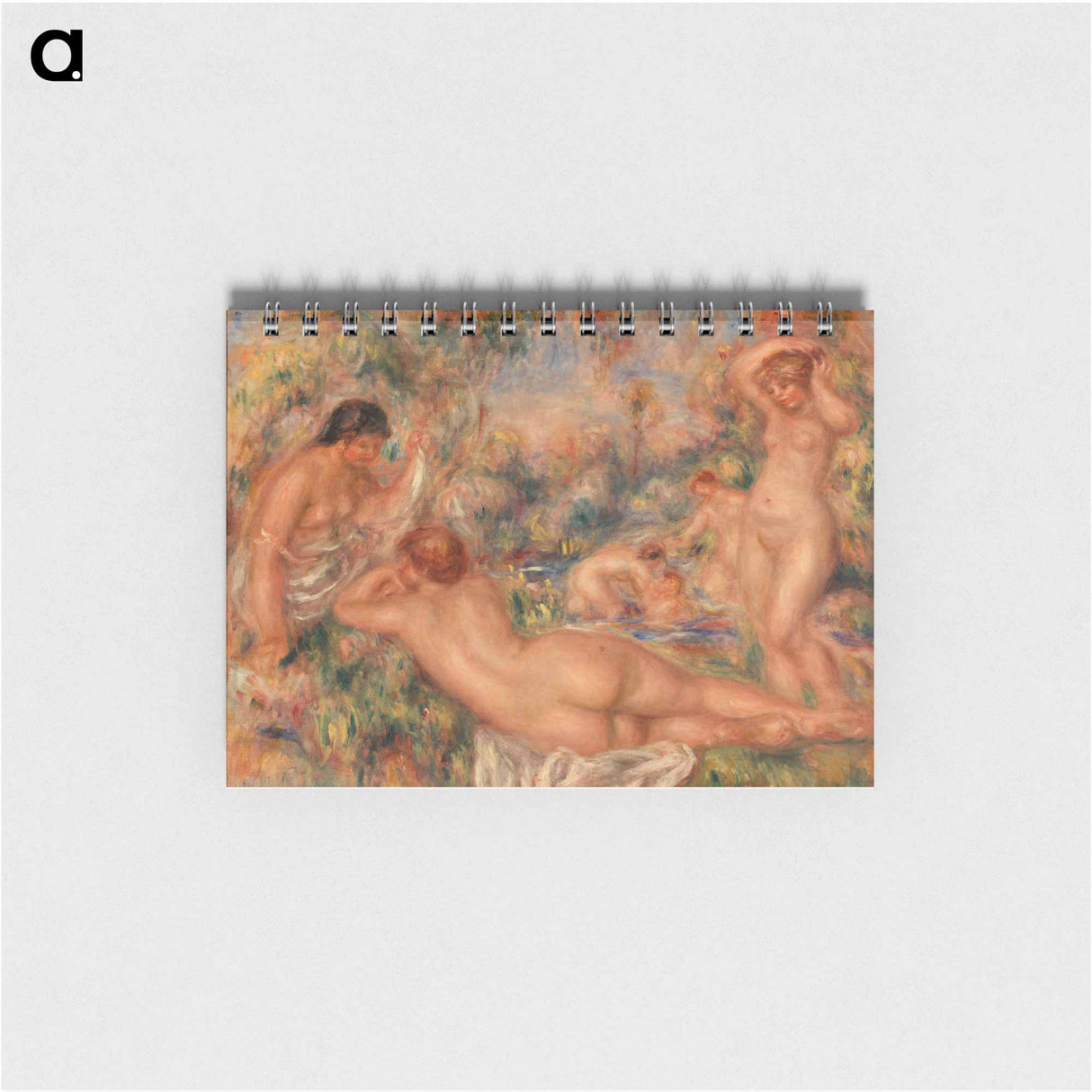 アートメモ帳-Bathers - ピエール オーギュスト ルノワール Memo.