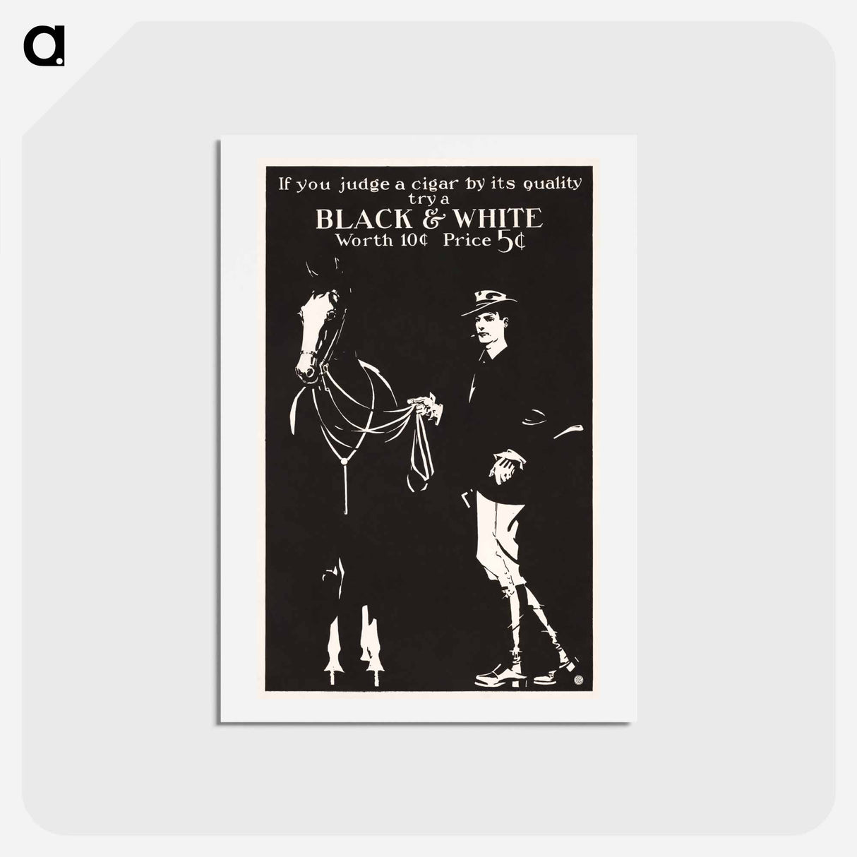 アートポストカード-Black & White - エドワード ペンフィールド Postcard.