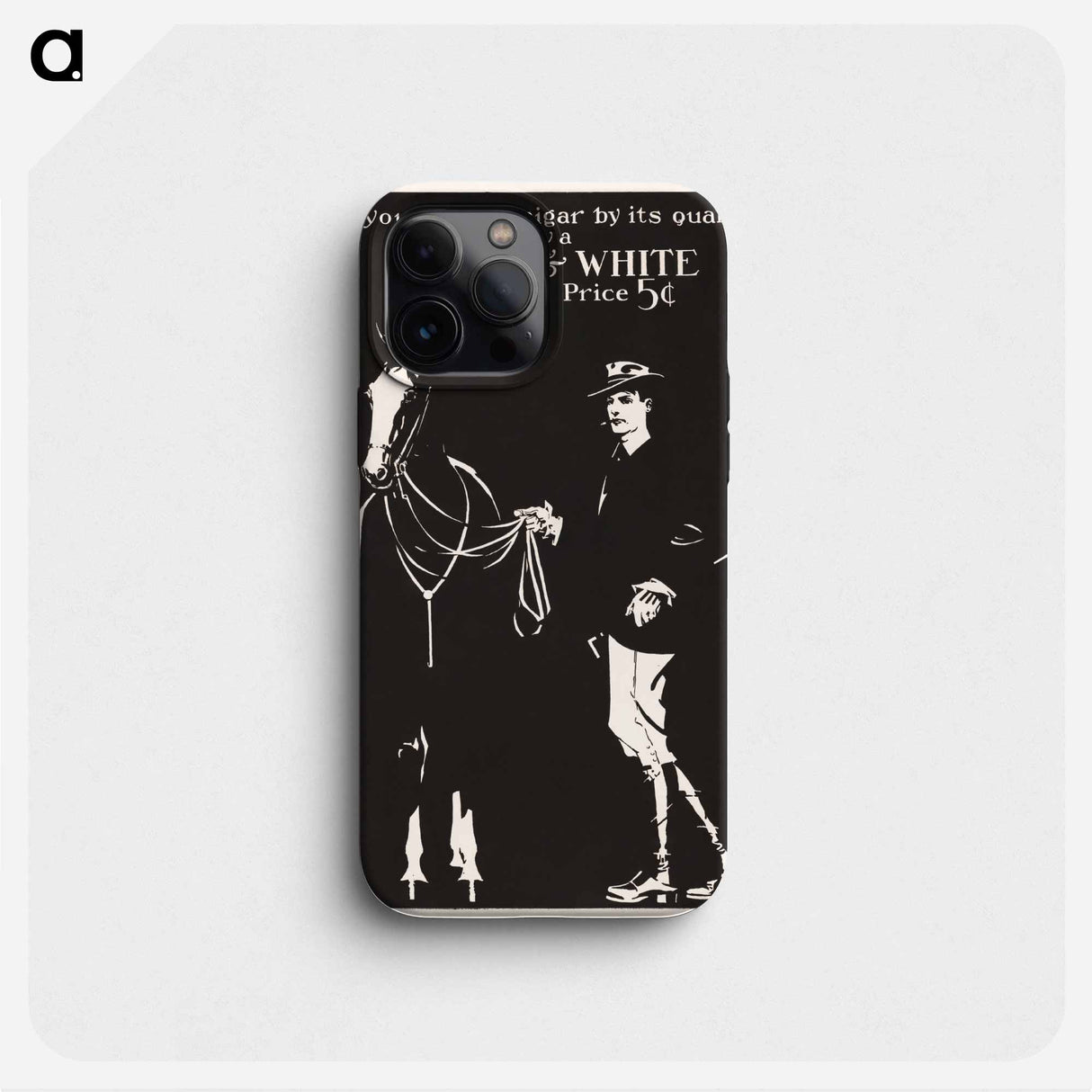 Black & White - Edward Penfield Phone Case.