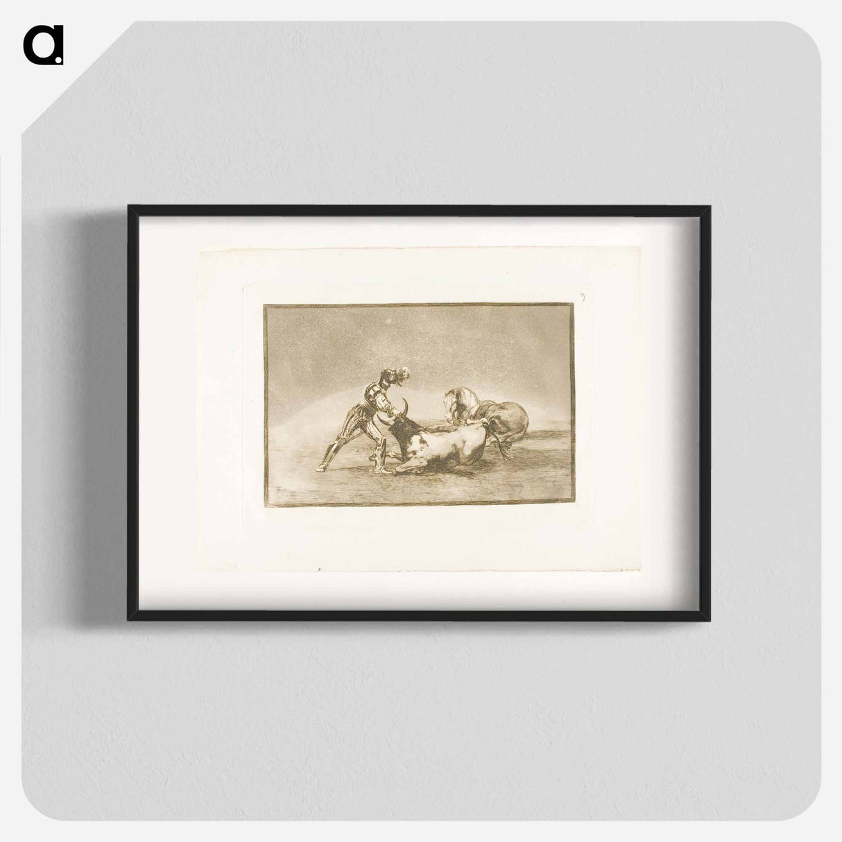 The Art of Bullfighting - Francisco de Goya Poster.