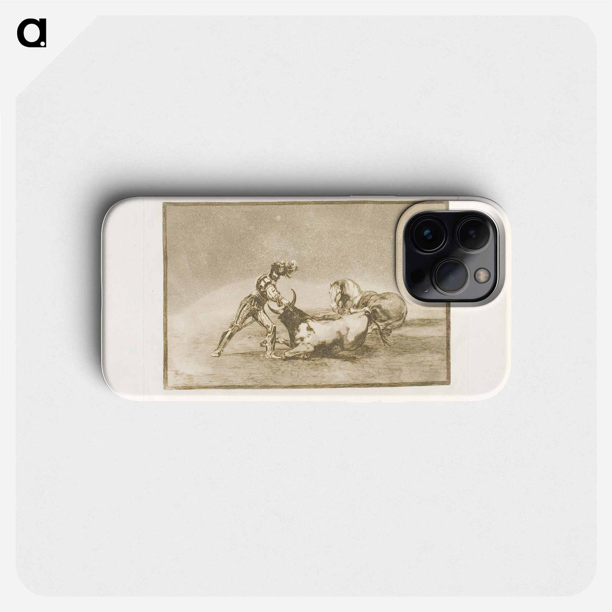 The Art of Bullfighting - Francisco de Goya Phone Case.