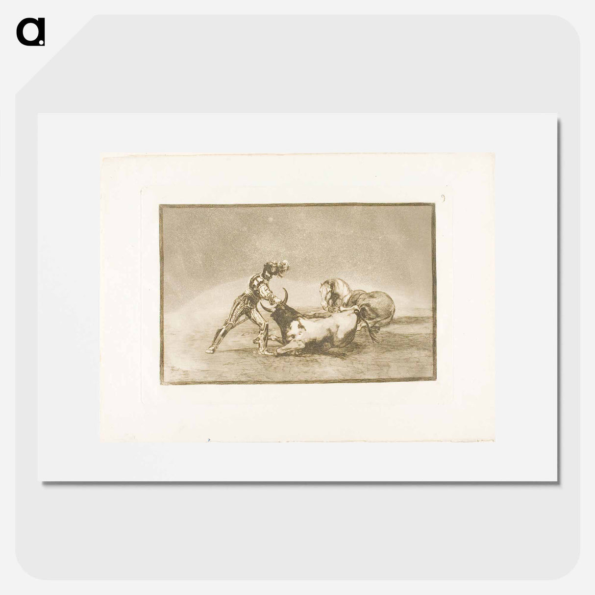The Art of Bullfighting - Francisco de Goya Poster.