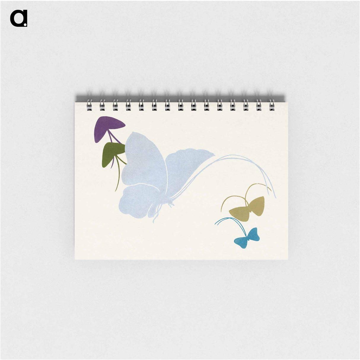 Japanese butterfly - 神坂 雪佳 Memo.