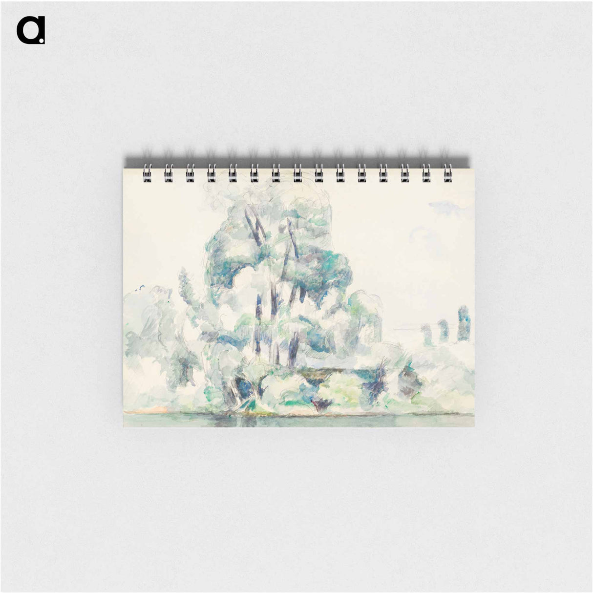 Banks of the Seine at Médan - ポール セザンヌ Memo.