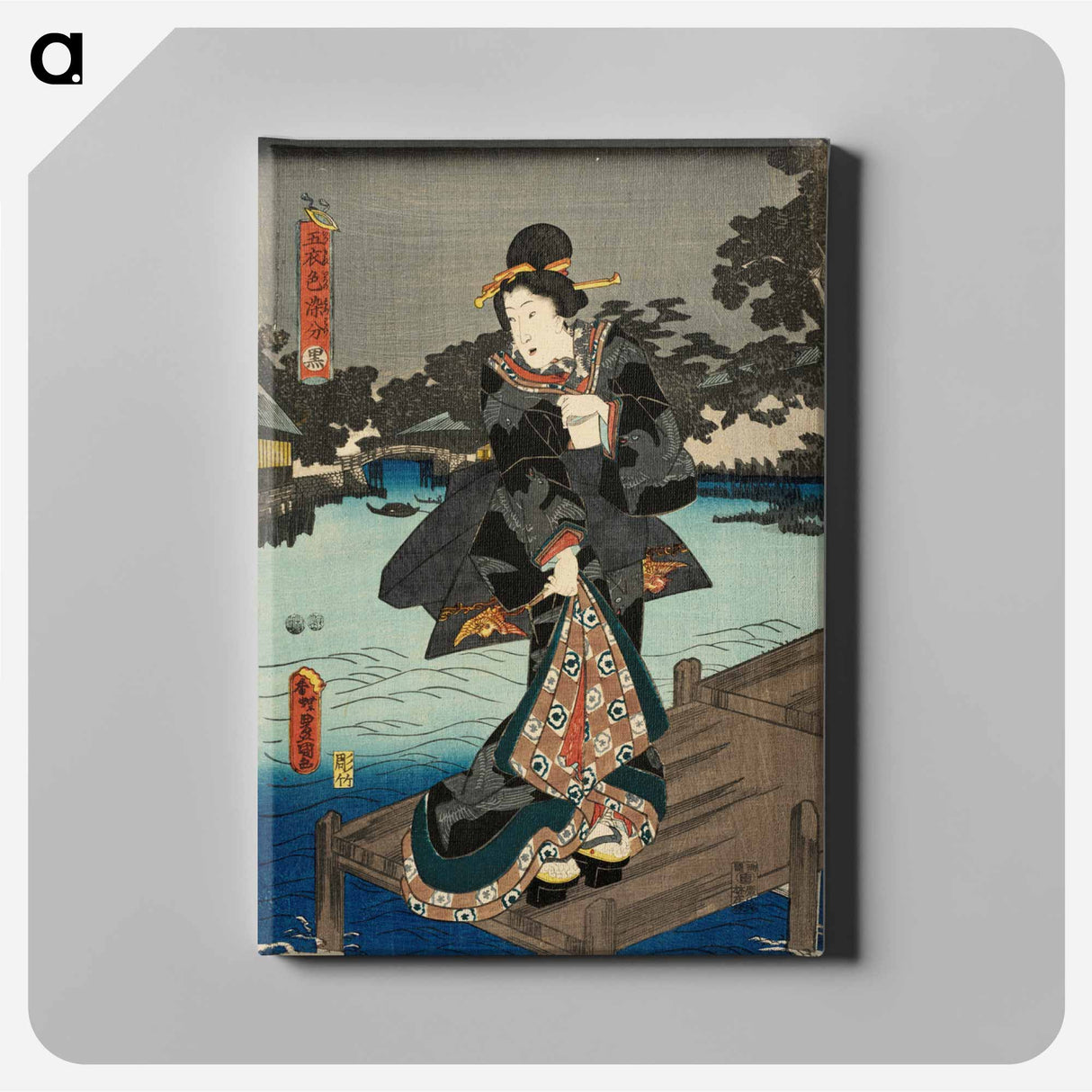 アートパネル-Black
- 歌川 国貞 Canvas.