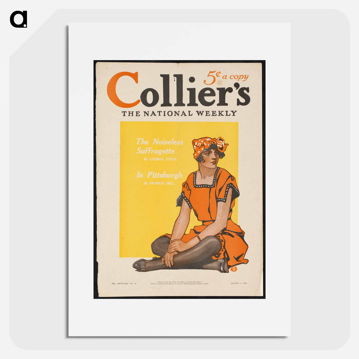 Collier's, the national weekly - Edward Penfield Poster.