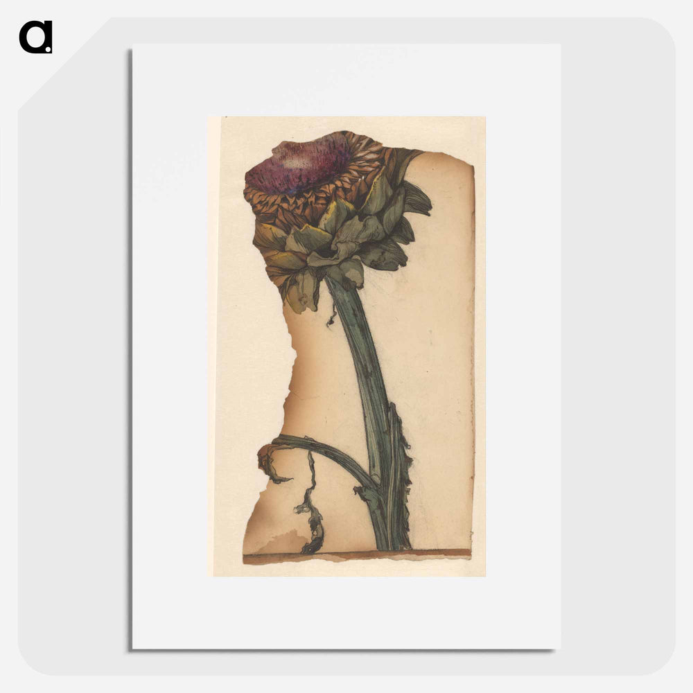 Zonnebloem (fragment) - Julie de Graag Poster.