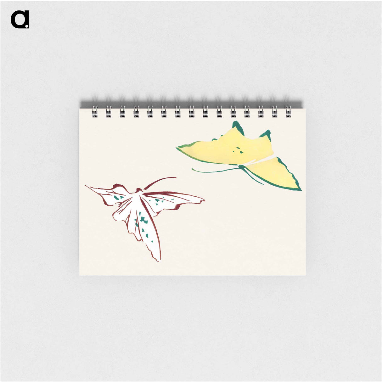 Abstract butterfly - 神坂 雪佳 Memo.