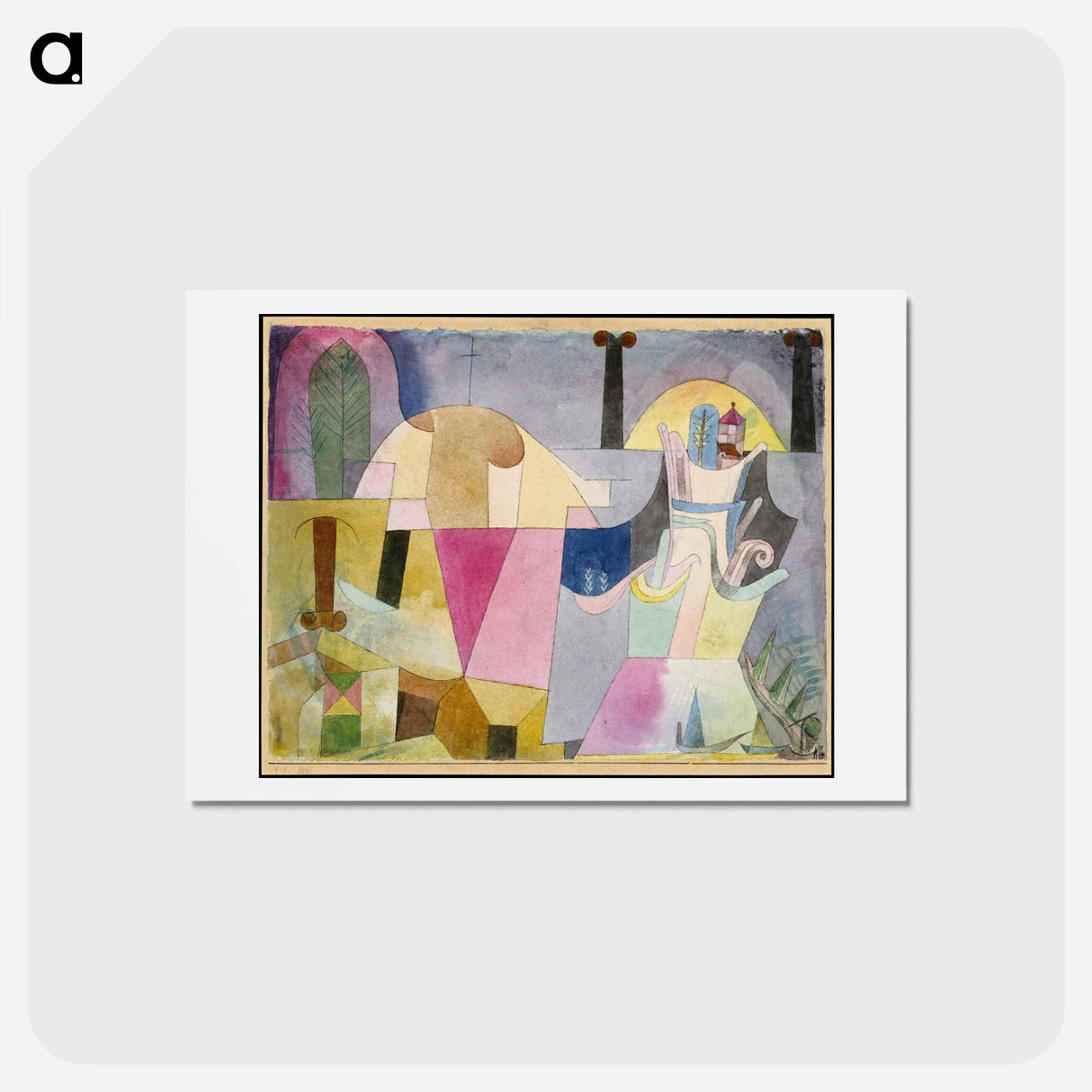アートポストカード-Black Columns in a Landscape
- パウル クレー Postcard.