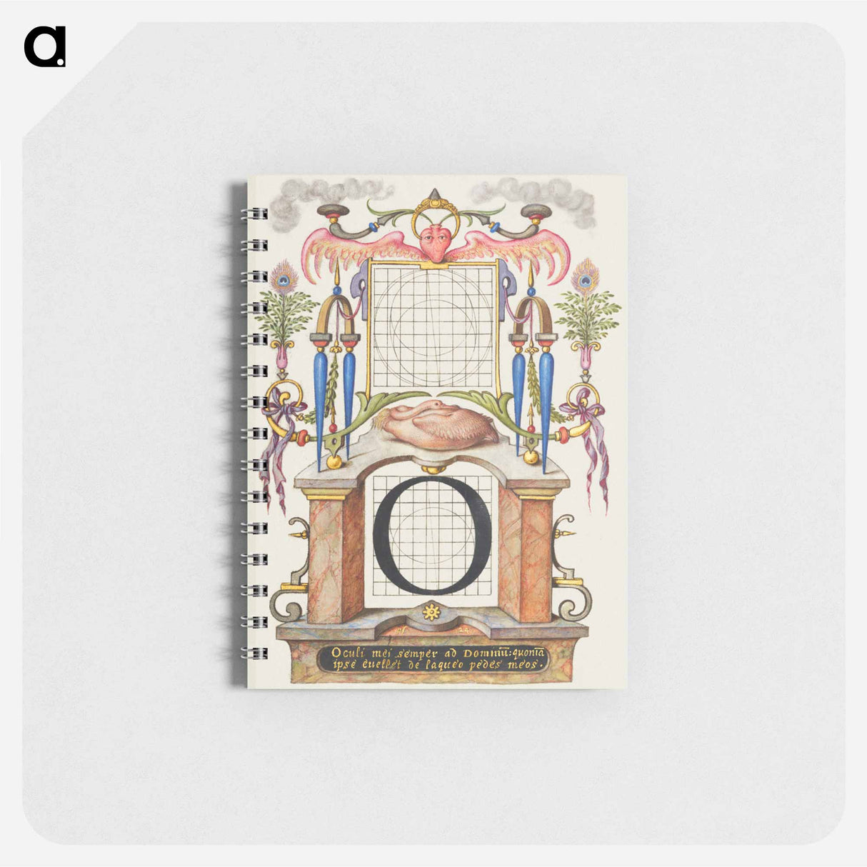 アートメモ帳-Guide for Constructing the Letter O from Mira Calligraphiae Monumenta
- 書道のお手本 Memo.