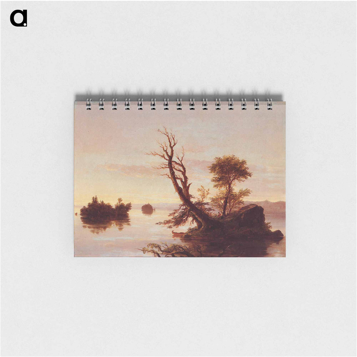 アートメモ帳-American Lake Scene - トーマス コール Memo.