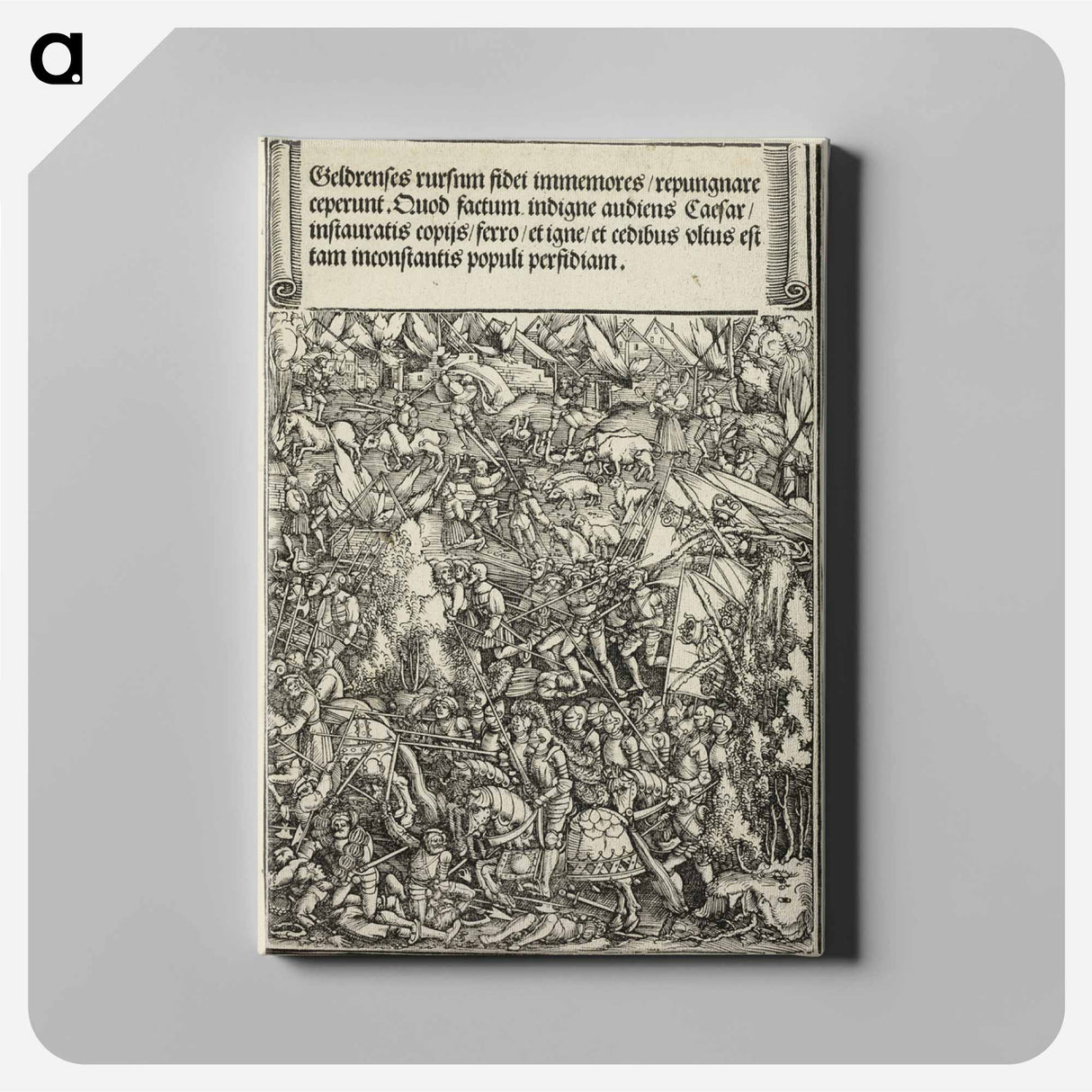 The Second War in Gueldres - アルブレヒト デューラー Canvas.