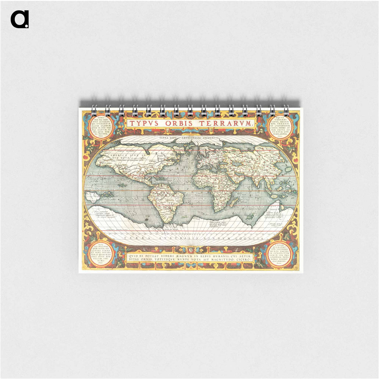 Typus orbis terrarum - アンティーク地図 Memo.