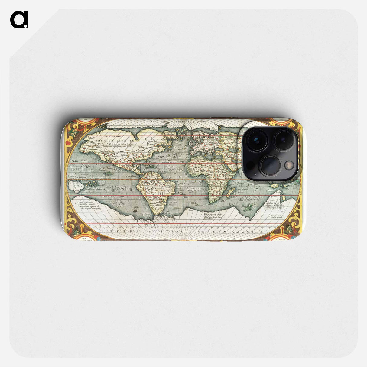 Typus orbis terrarum - アンティーク地図 Phone Case.