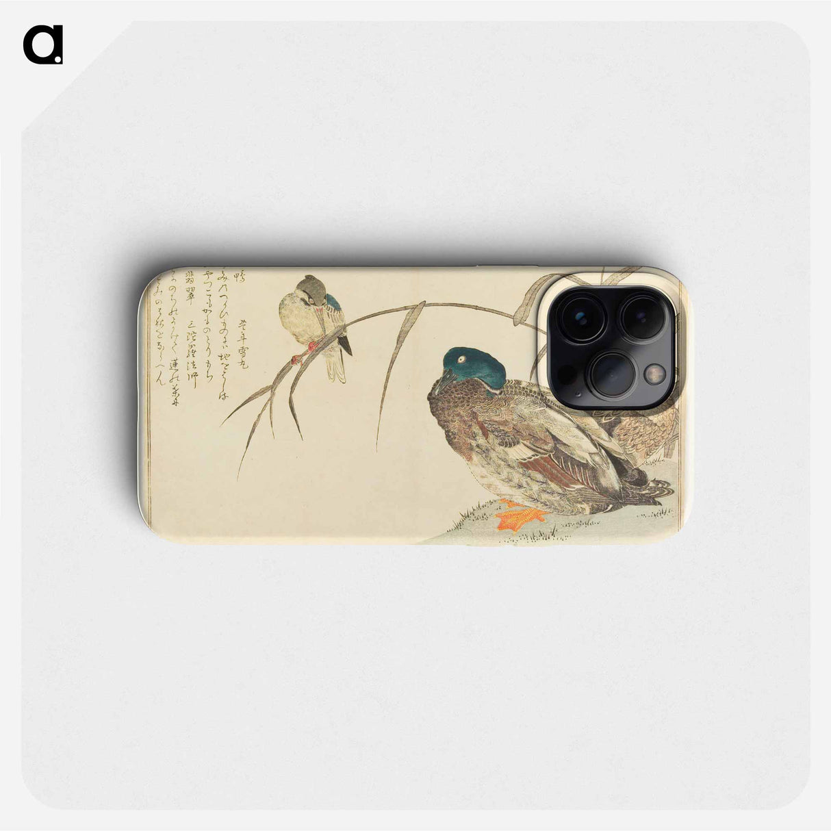 Mallards and a Kingfisher - 喜多川 歌麿 Phone Case.