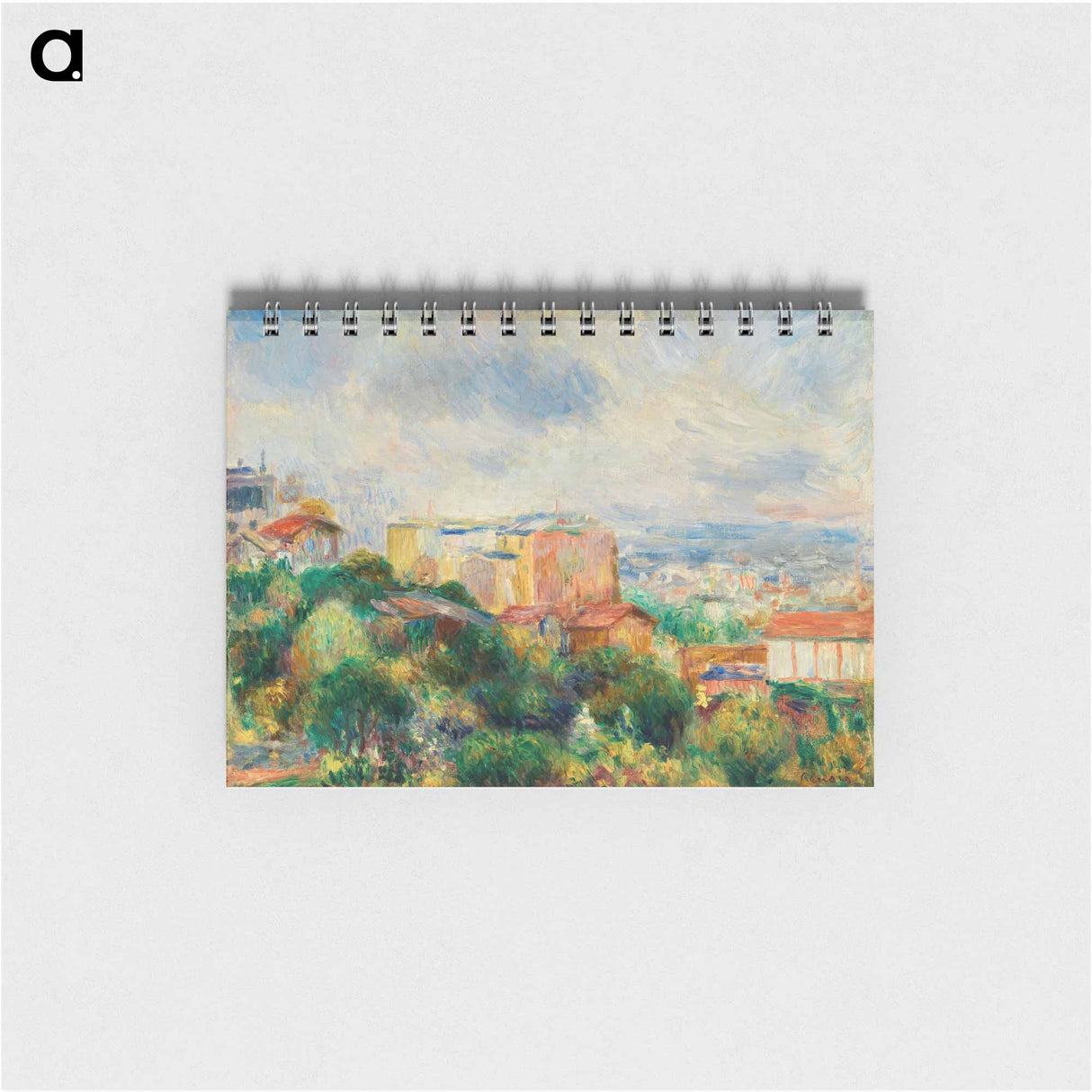 View From Montmartre - ピエール オーギュスト ルノワール Memo.