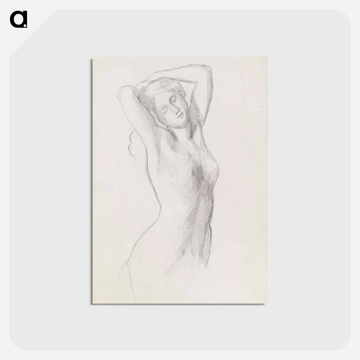 Naismalli - アルバート エーデルフェルト Postcard.