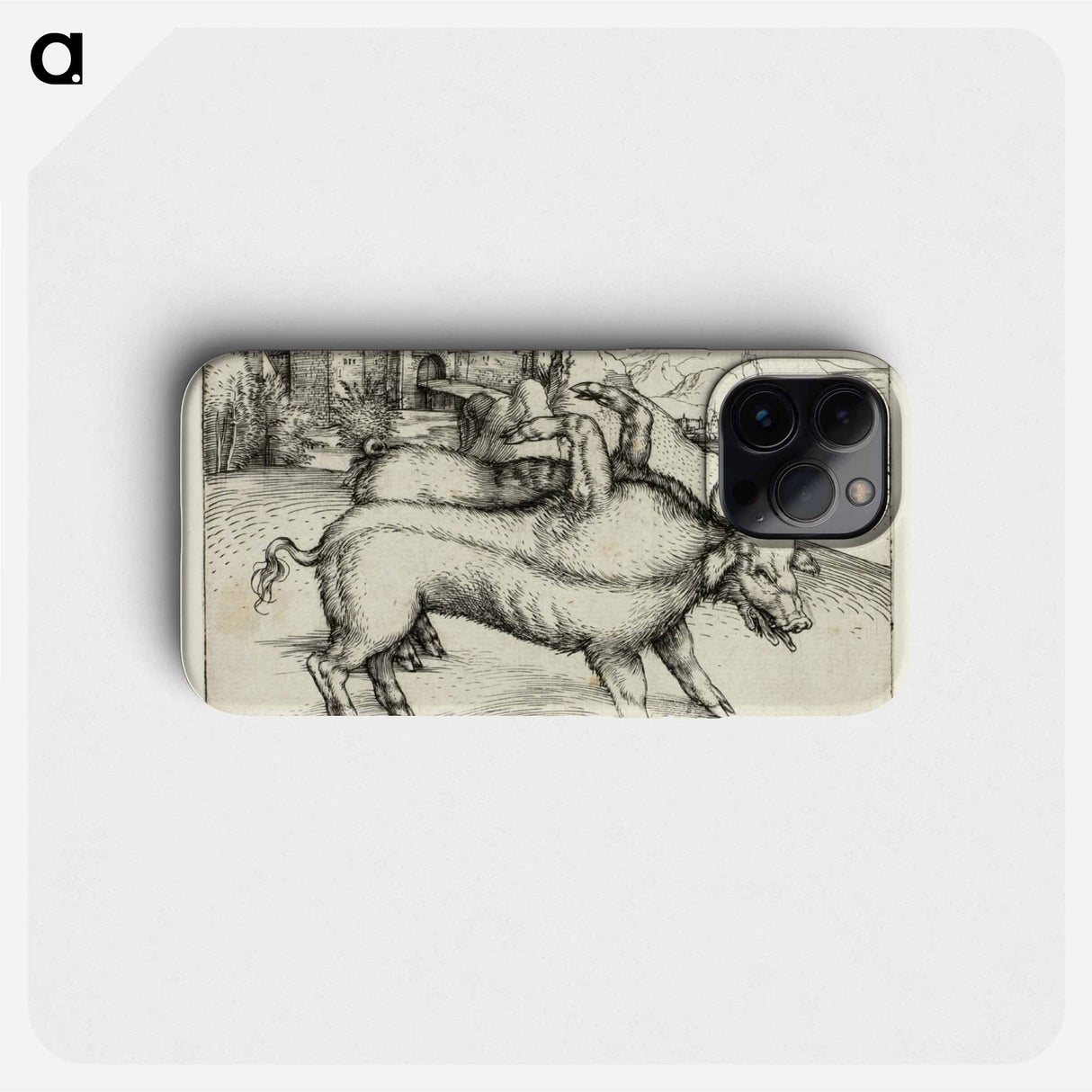 The Monstrous Sow of Landser - アルブレヒト デューラー Phone Case.