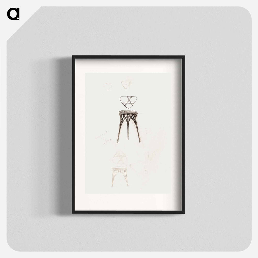Stool for Fouquet boutique - Alphonse Mucha Poster.