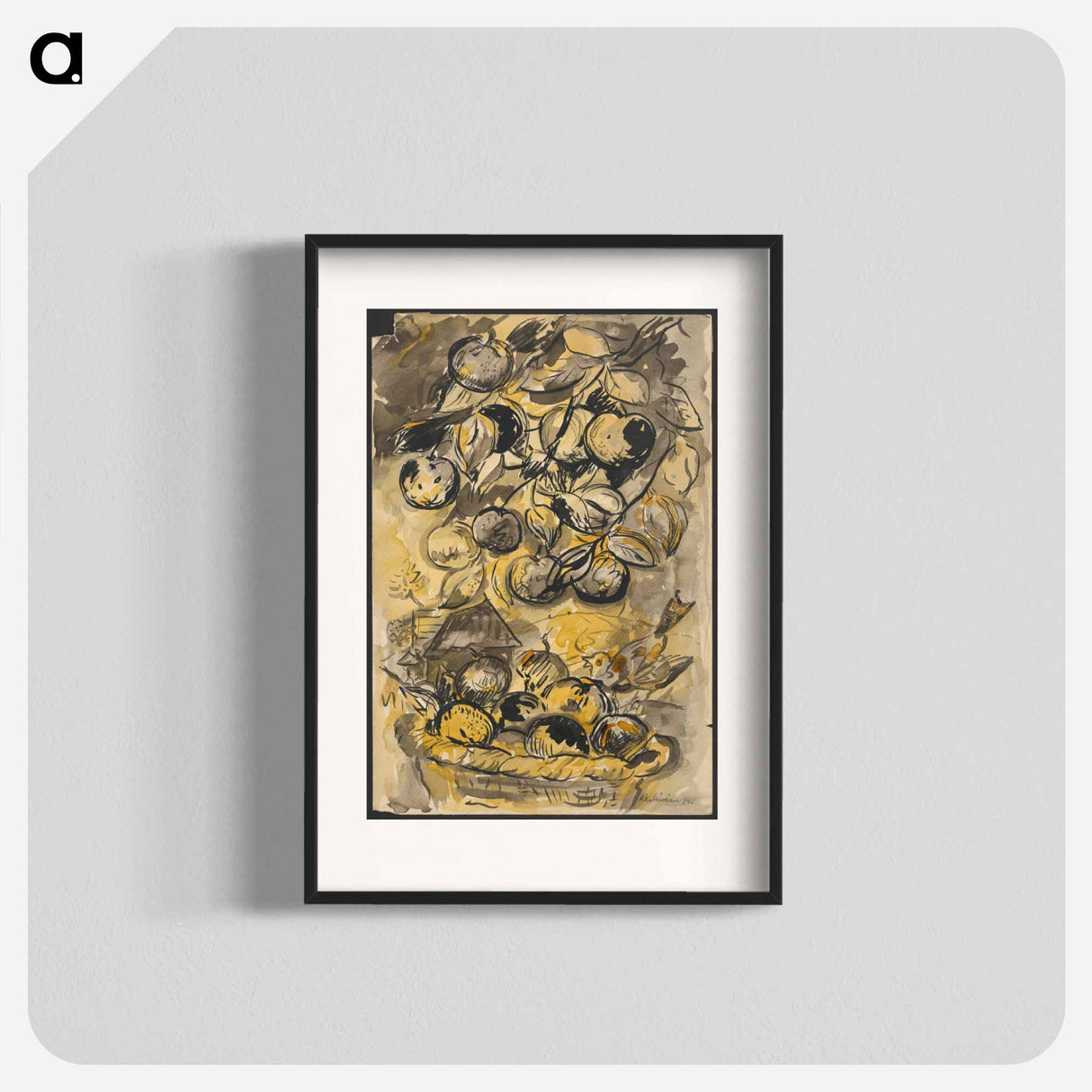 Still life with apples - アーノルド ピーター ワイズ クビンチャン Poster.