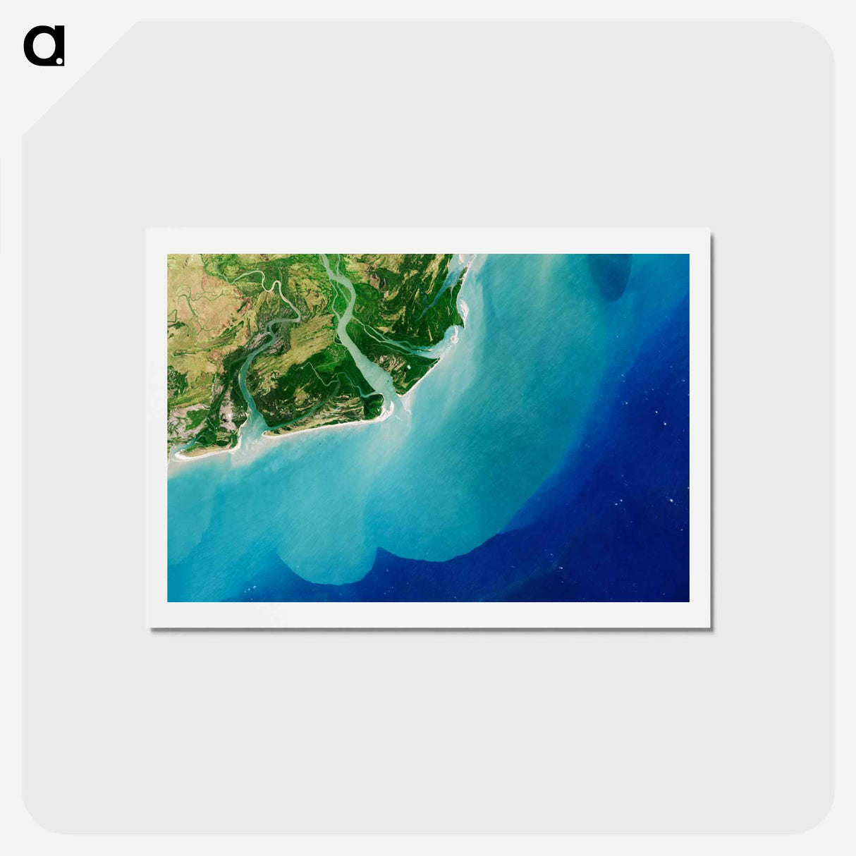 アートポストカード-The Zambezi River
- 上空からの地球 Postcard.