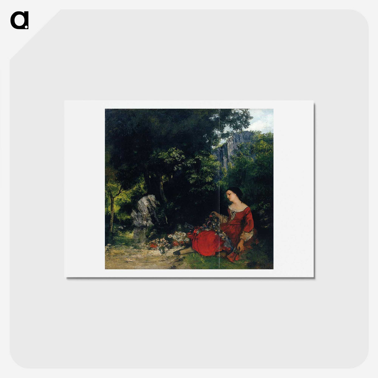 1-97_Gustave-Courbet_hagaki