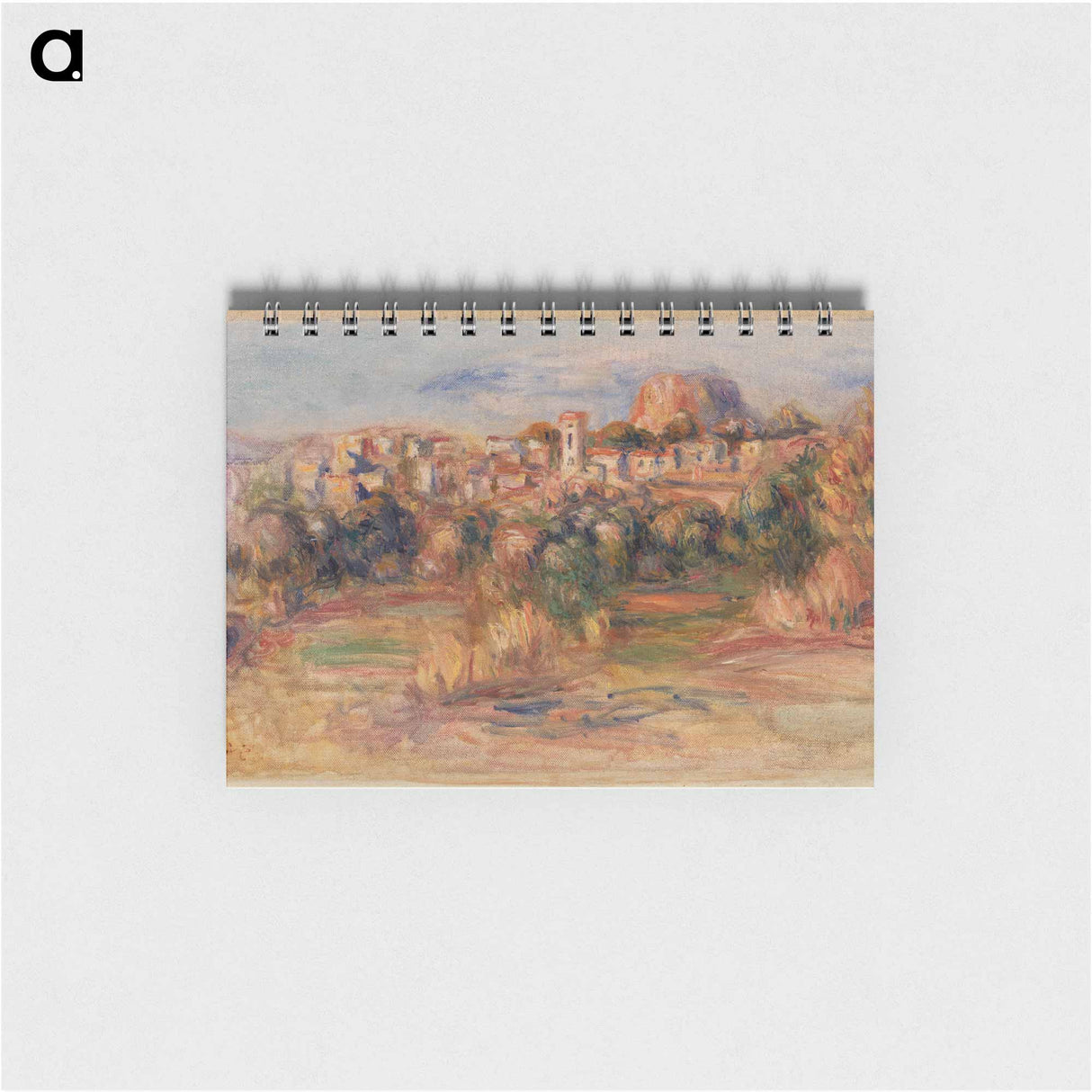 Landscape, La Gaude - ピエール オーギュスト ルノワール Memo.