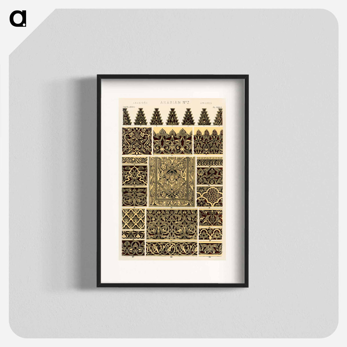 アートポスター-Nineteenth Century Ornament Pattern
- 装飾の文法 Poster.