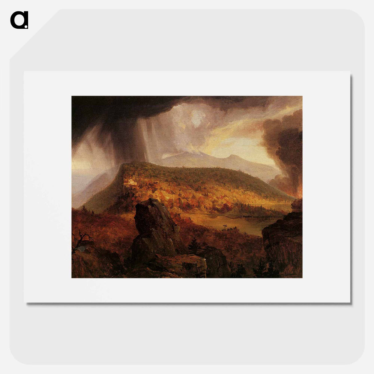 アートポスター-Catskill Mountain House, The Four Elements - トーマス コール Poster.