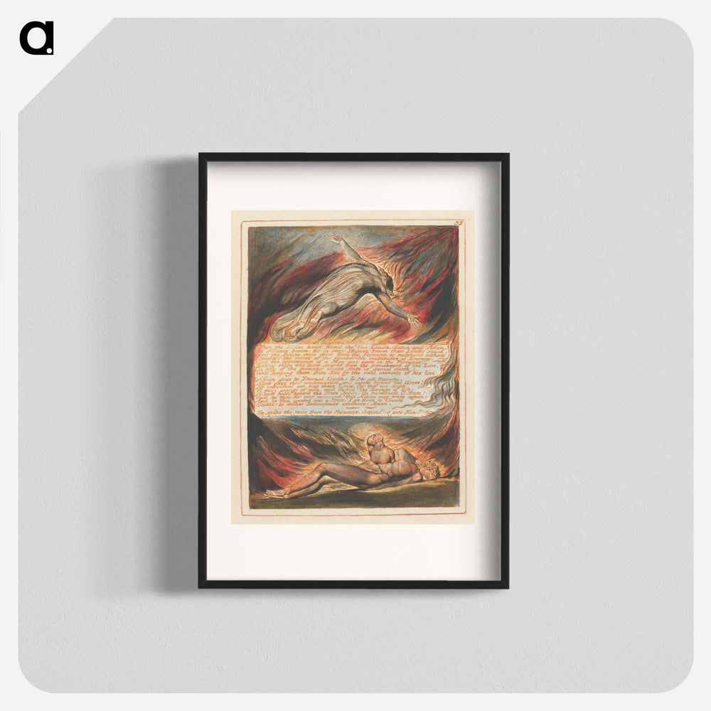 Jerusalem, Plate 35 - William Blake Poster.
