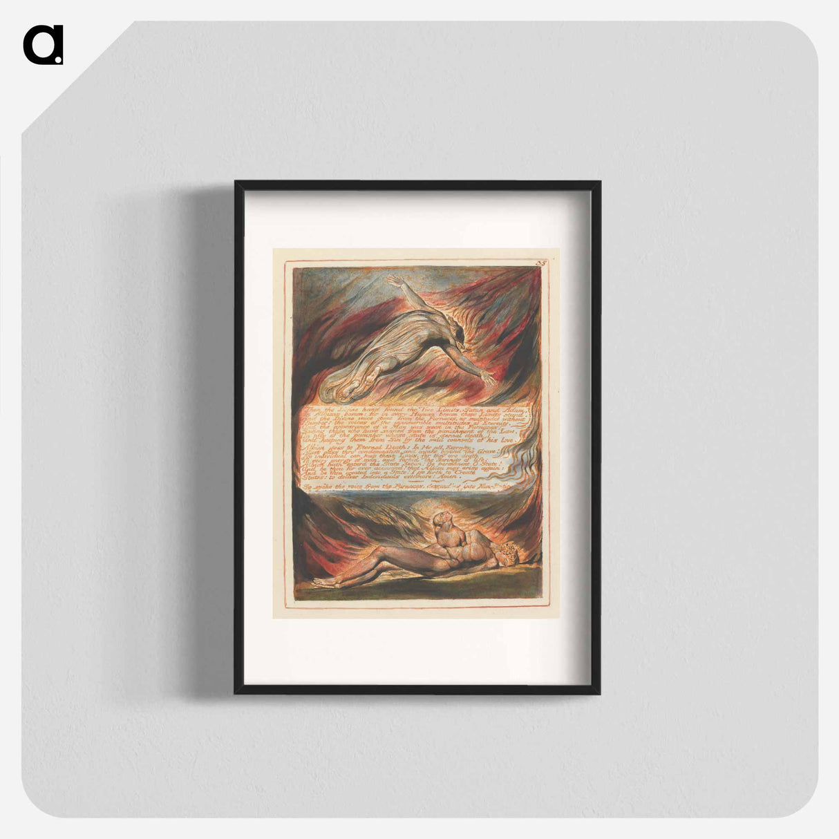 Jerusalem, Plate 35 - William Blake Poster.