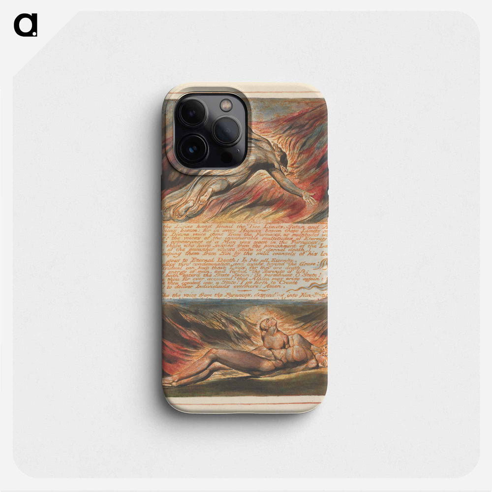 Jerusalem, Plate 35 - ウィリアム ブレイク Phone Case.