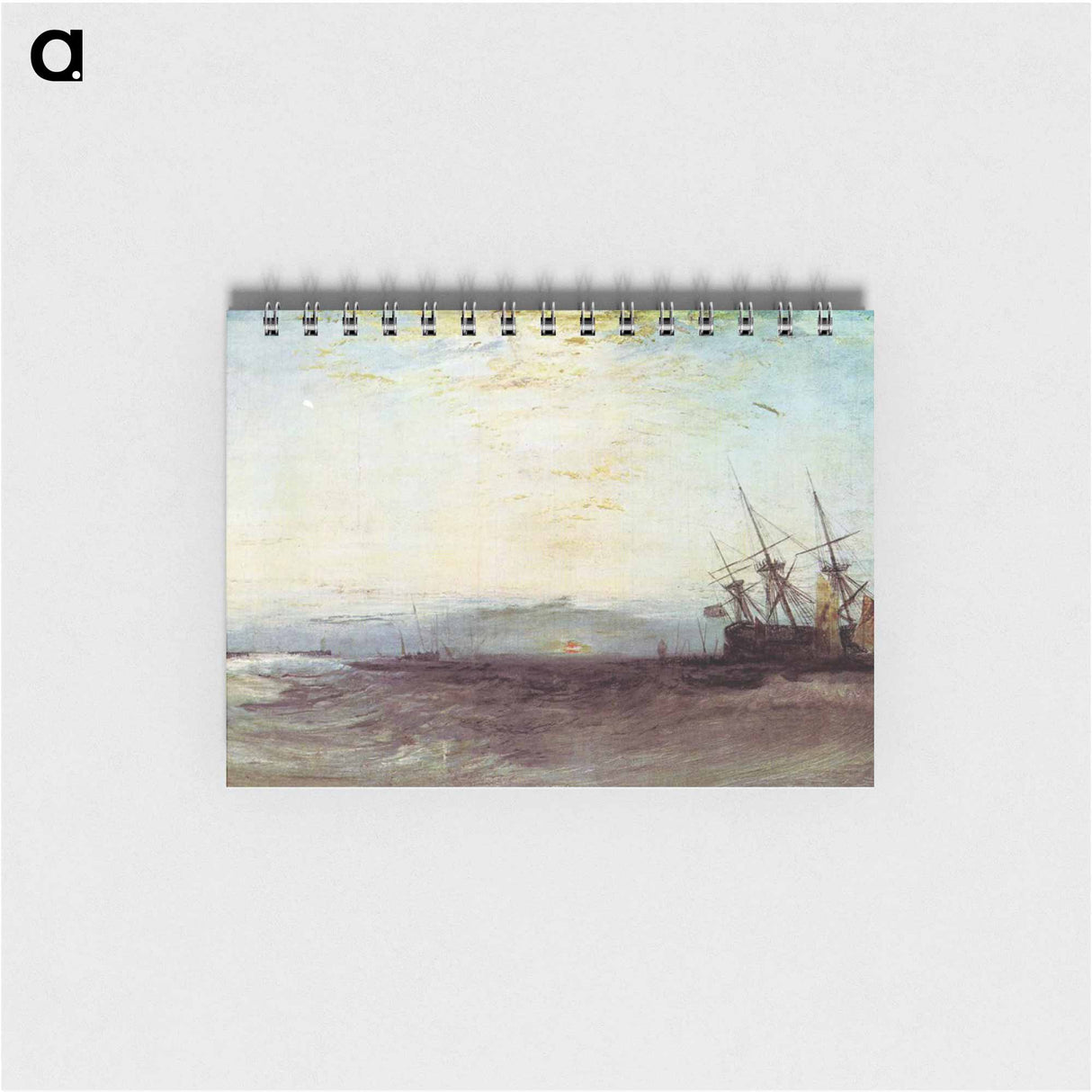 アートメモ帳-A Ship Aground - ウィリアム ターナー Memo.