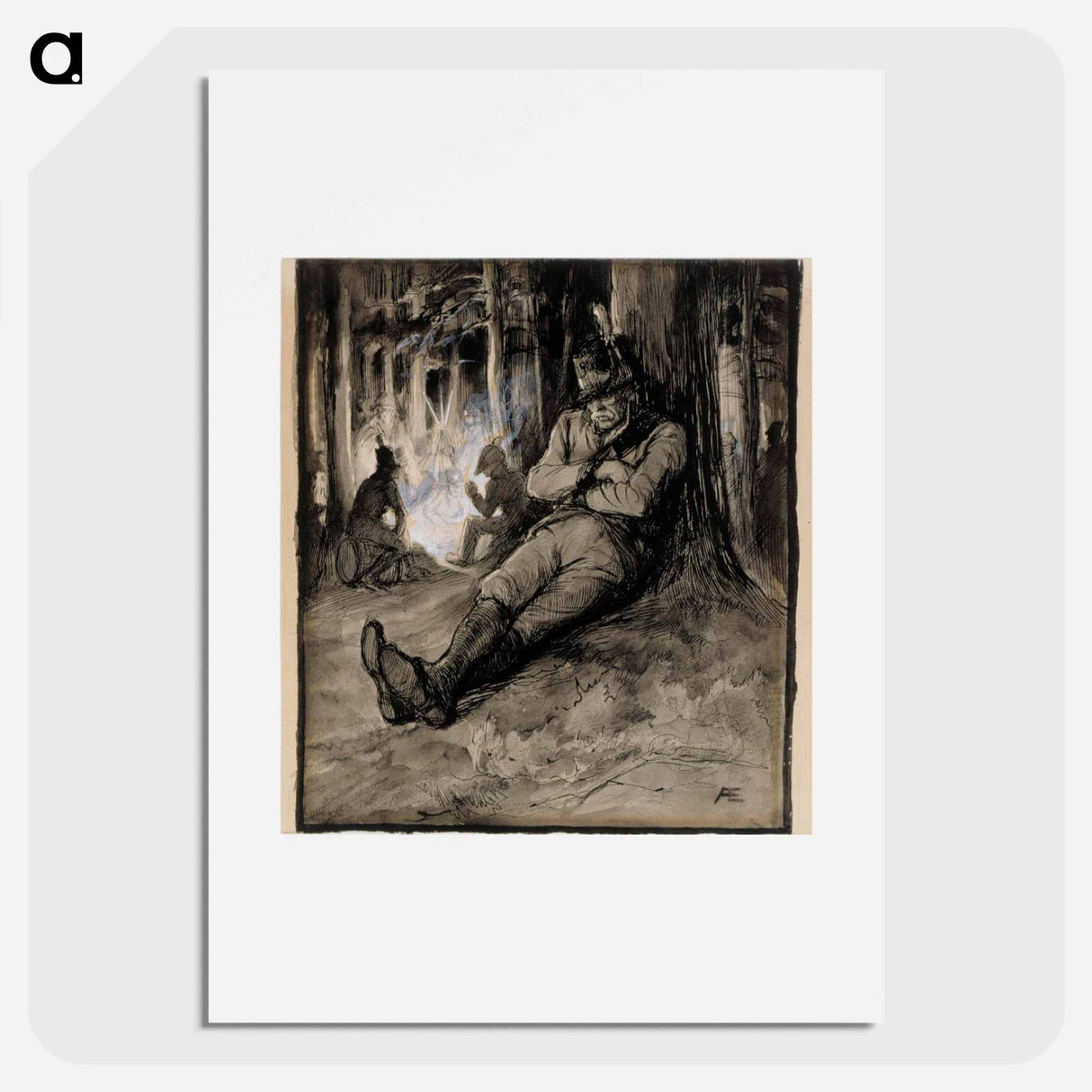 Hurtti ukko -runon välikuva - アルバート エーデルフェルト Poster.