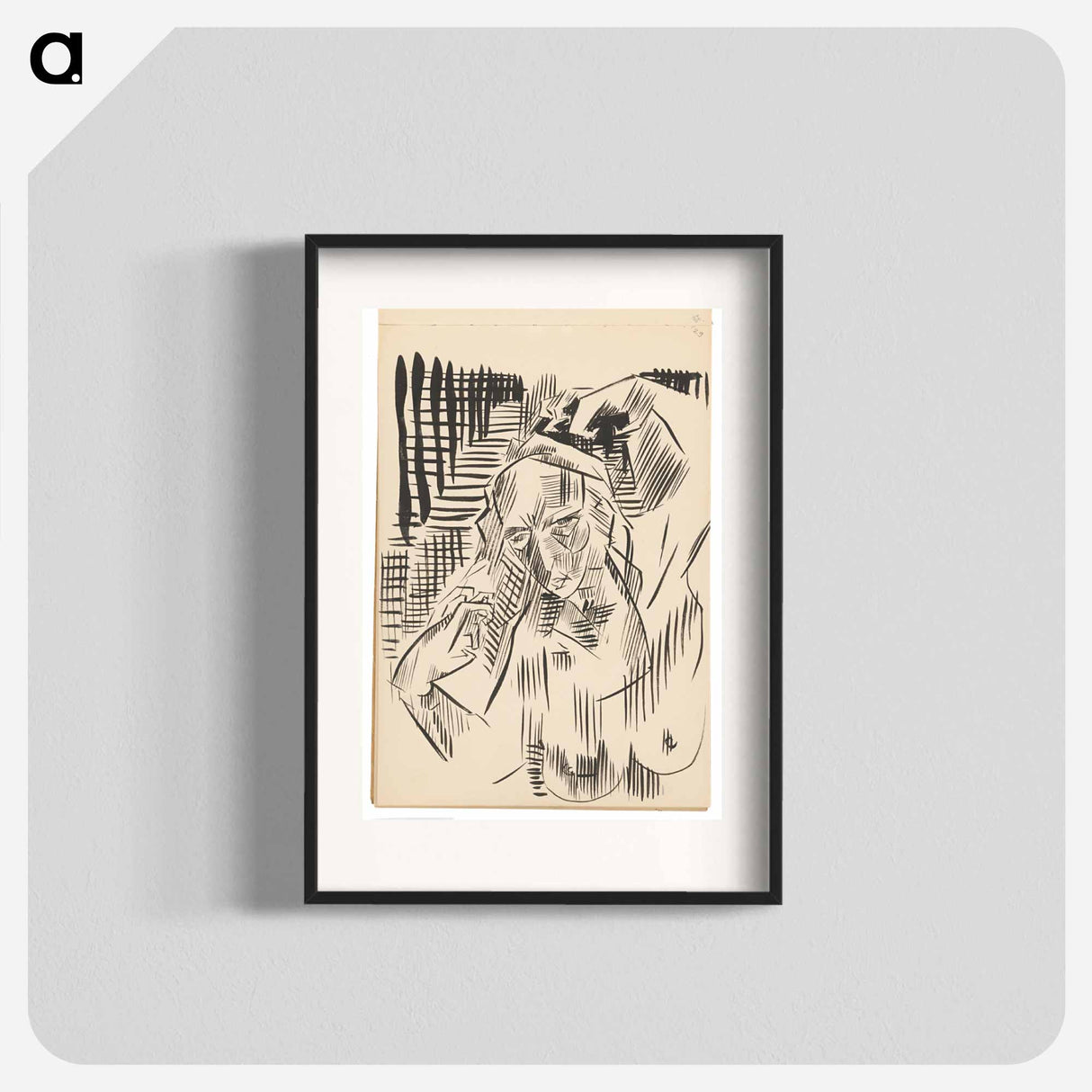 Sketchbook 19 woman - アーノルド ピーター ワイズ クビンチャン Poster.