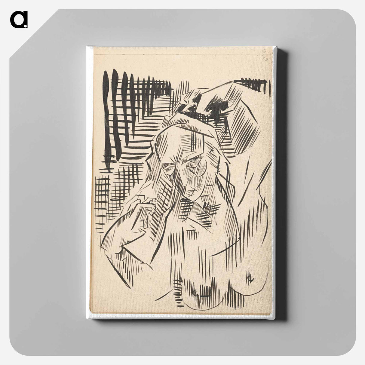 Sketchbook 19 woman - アーノルド ピーター ワイズ クビンチャン Canvas.