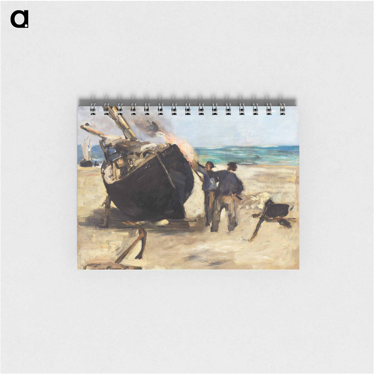 Tarring the Boat - エドゥアール マネ Memo.