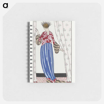 Costumes Parisiens, No. 71: Manteau de Théâtre - ジョルジュ バルビエ Memo.