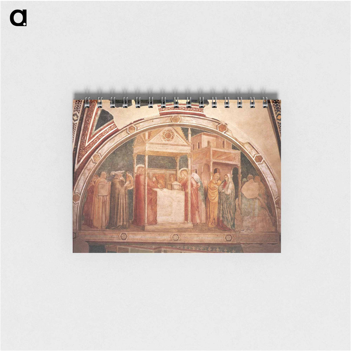 アートメモ帳-Annunciation to Zacharias - ジョット ディ ボンドーネ Memo.