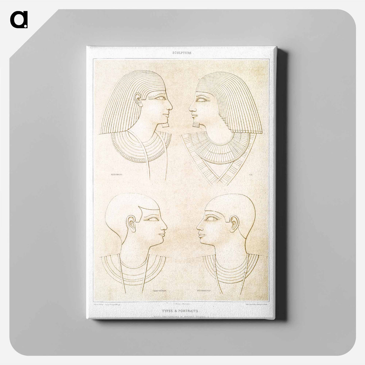 アートパネル-Egyptian Types & Portraits
- エジプト美術史 Canvas.
