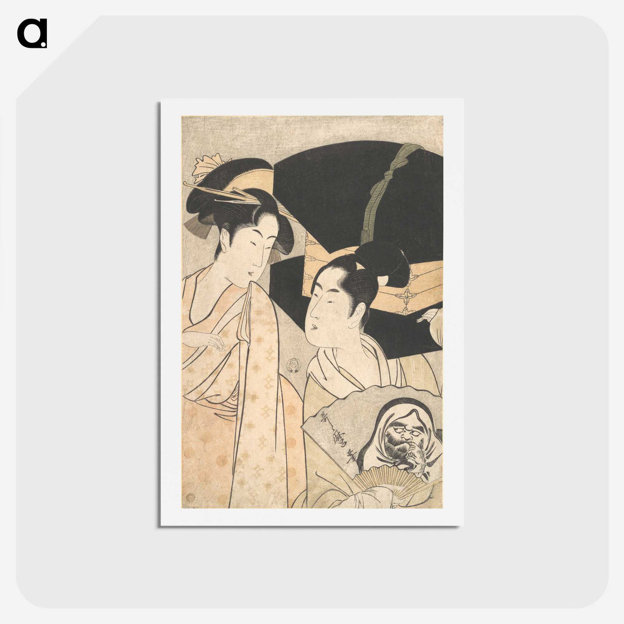 1-98_Kitagawa-Utamaro_hagaki