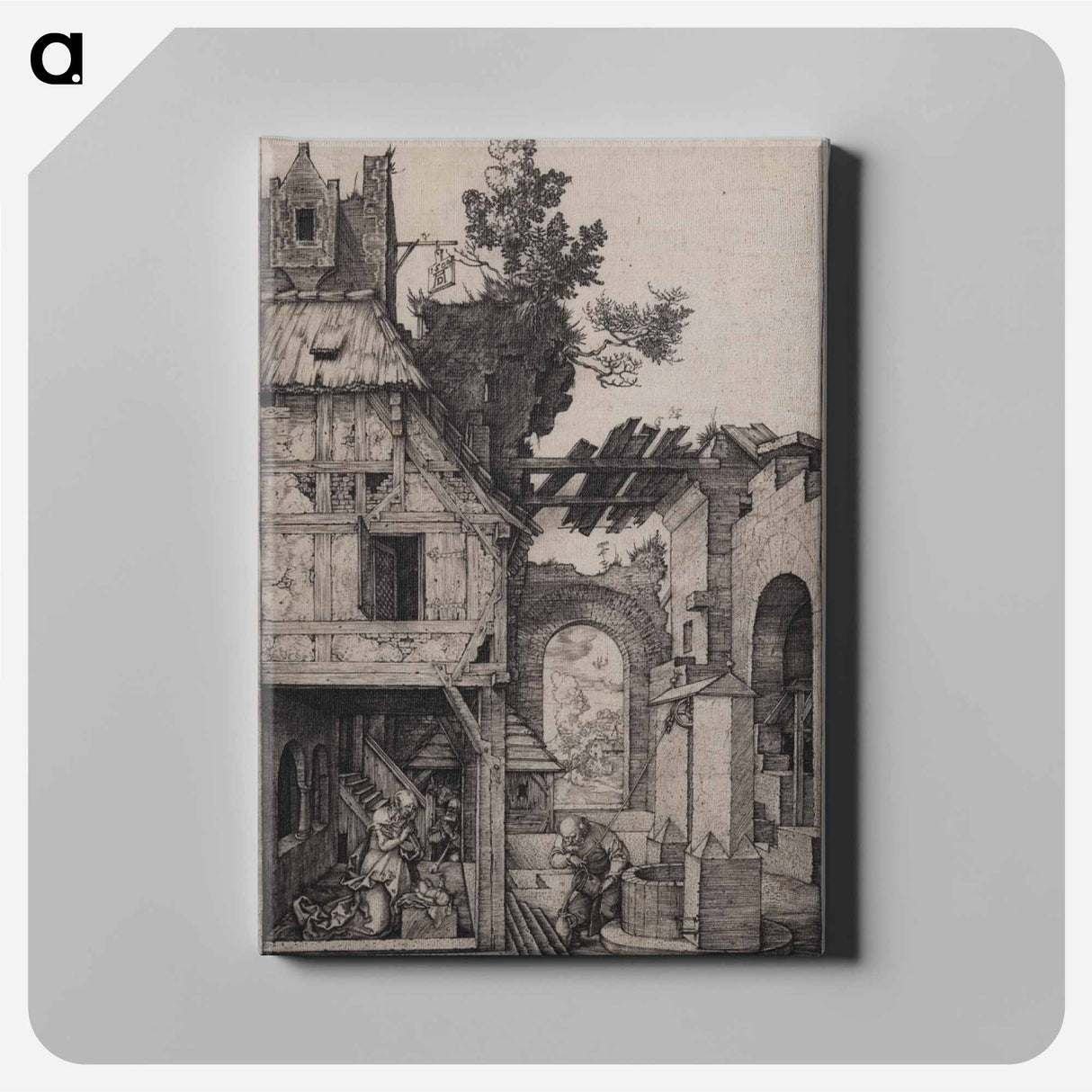 Nativity - アルブレヒト デューラー Canvas.