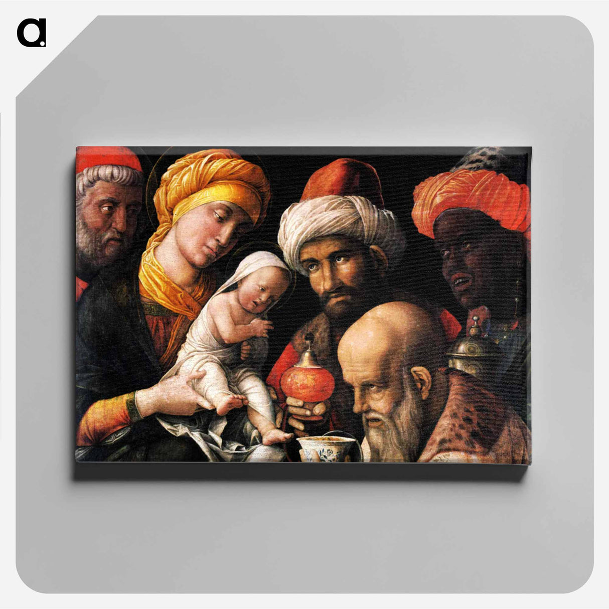 アートパネル-Adoration of the Magi - アンドレア マンテーニャ Canvas.