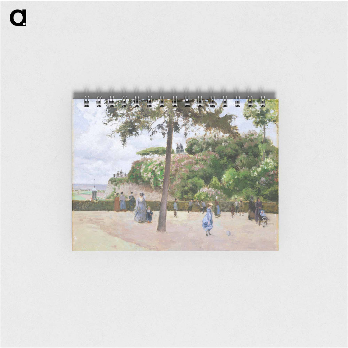 The Public Garden at Pontoise - カミーユ ピサロ Memo.