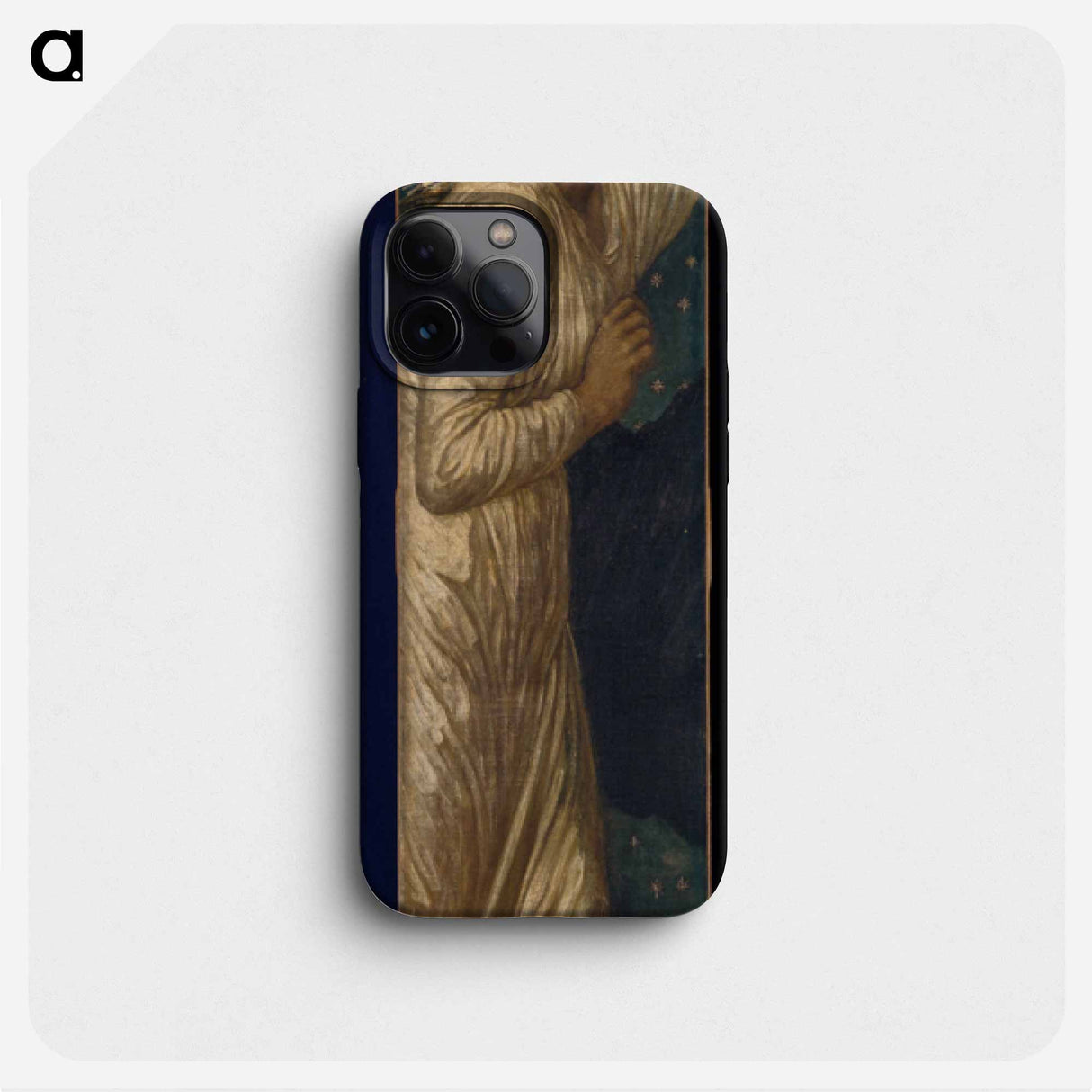 Cupid and Psyche - Palace Green Murals - Psyche gazes in despair at Cupid flying away into the Night - エドワード バーン ジョーンズ Phone Case.