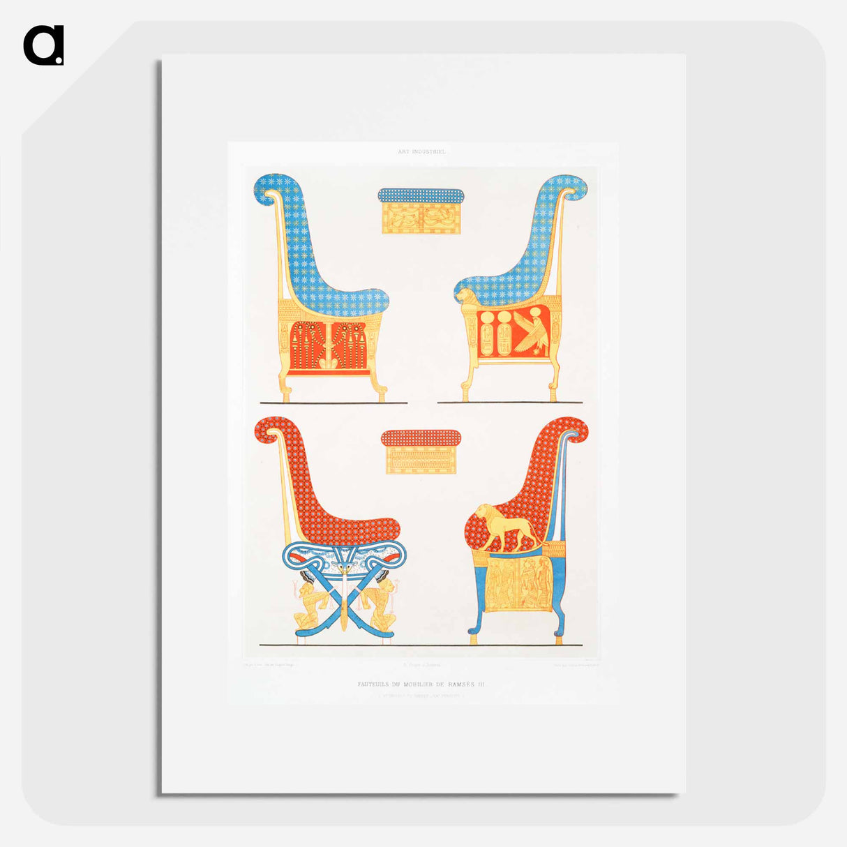 アートポスター-Armchairs of Ramses III
- エジプト美術史 Poster.
