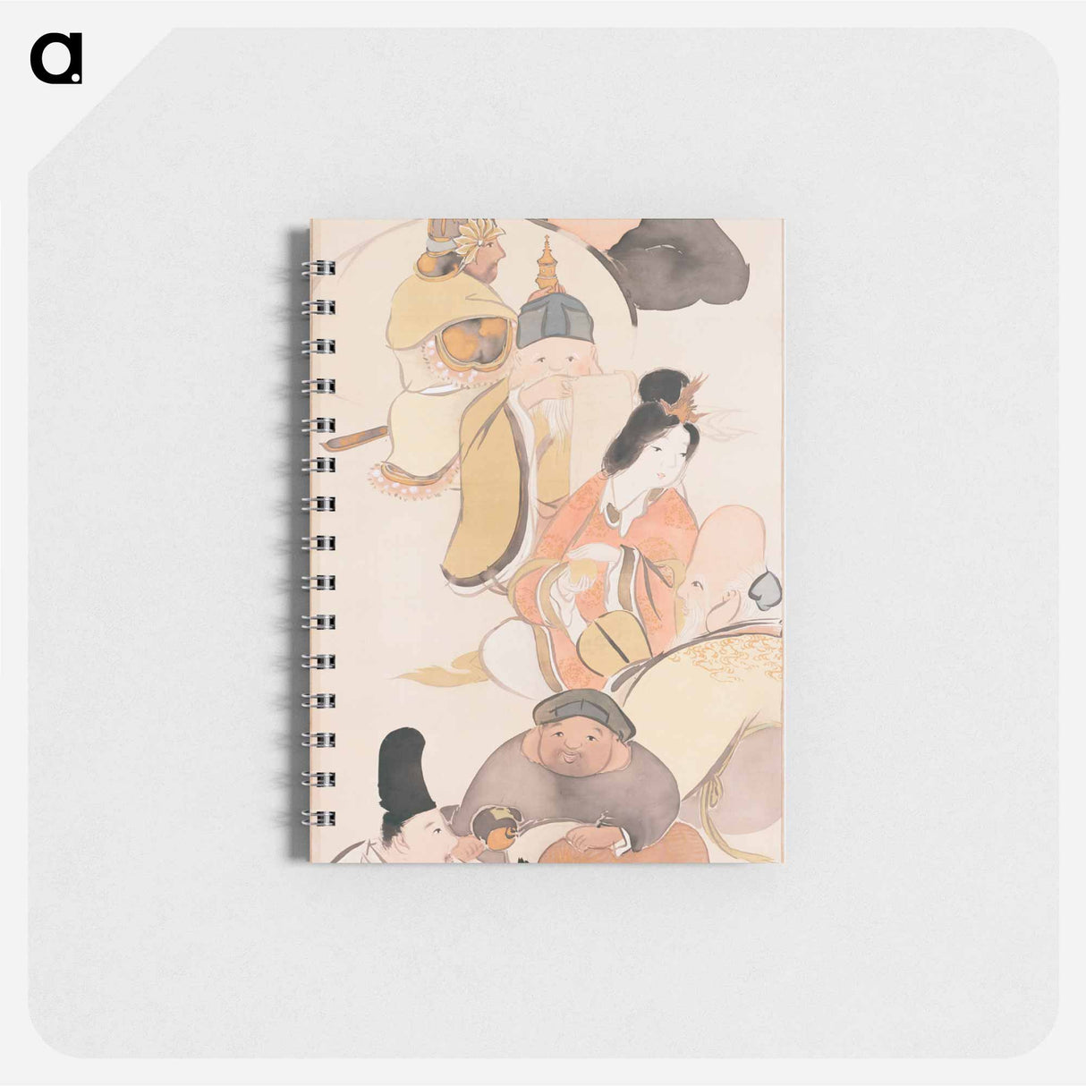 Seven Gods of Good Fortune - 神坂 雪佳 Memo.