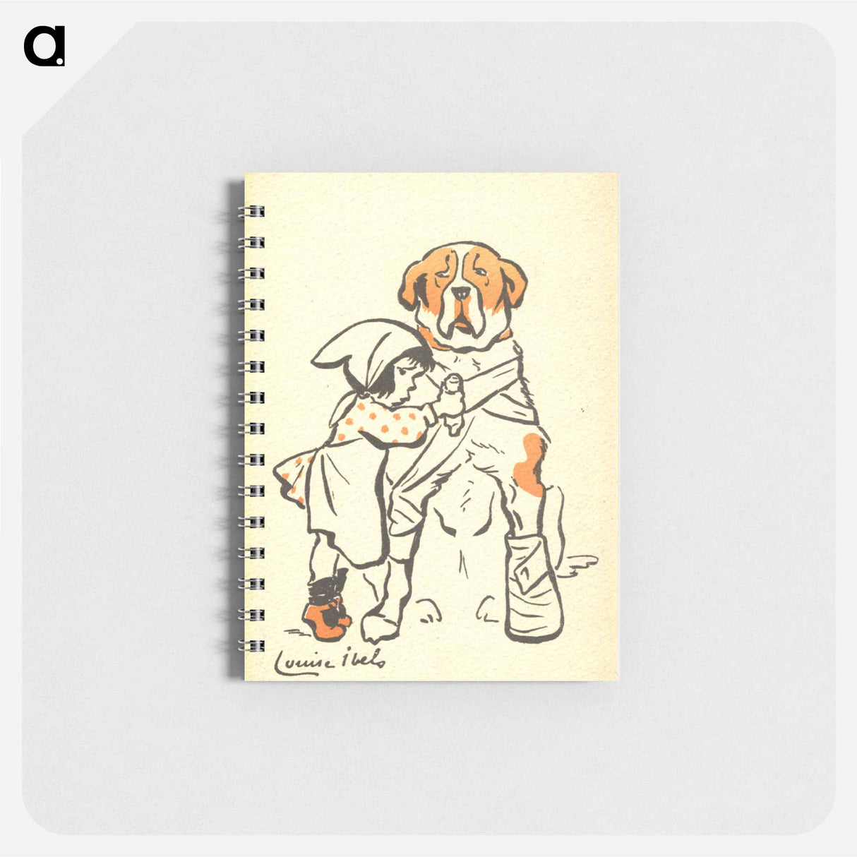 アートメモ帳-Little Girl Bandaging a Large Dog
- 国立医学図書館 Memo.