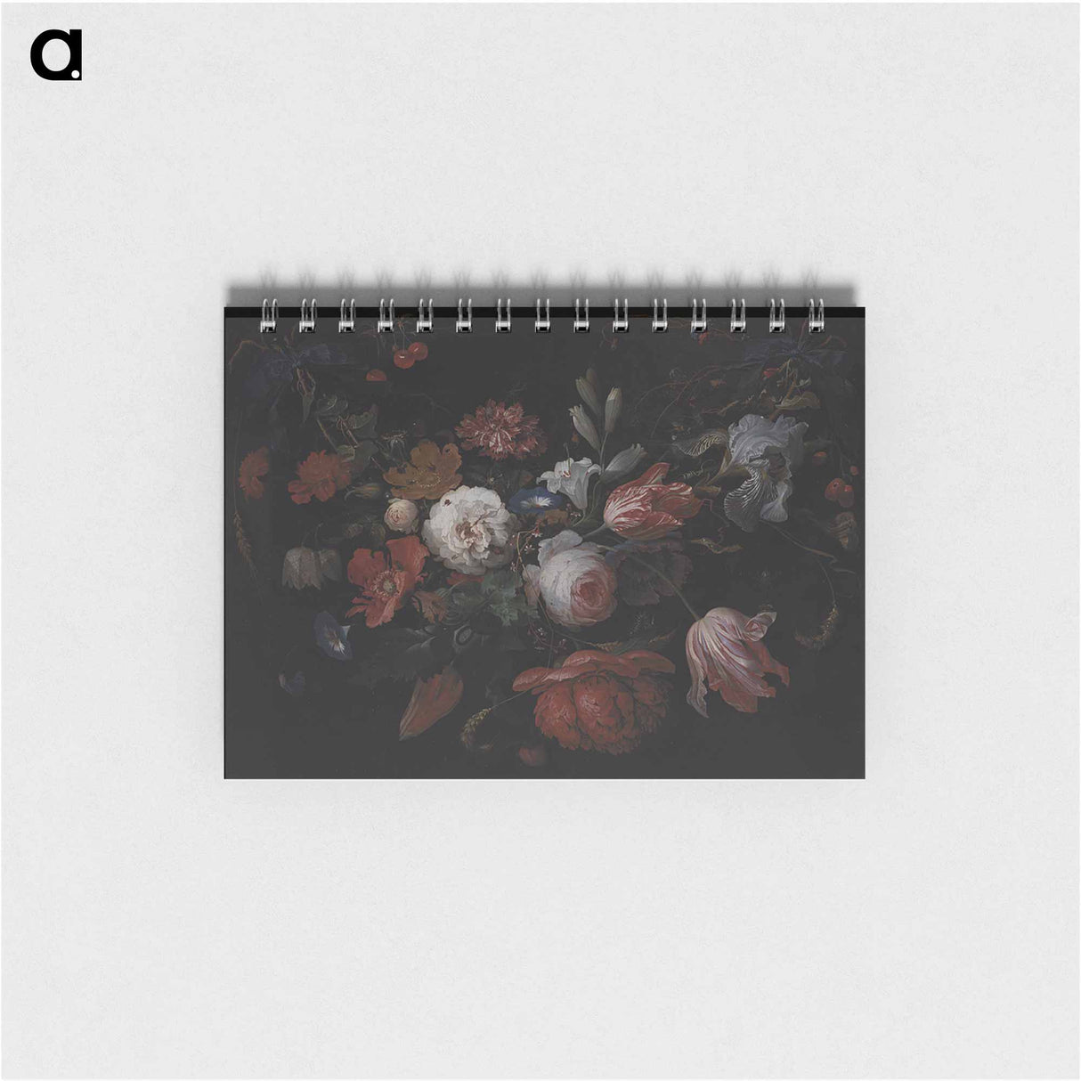 アートメモ帳-A Garland of Flowers - エイブラハム ミニョン Memo.
