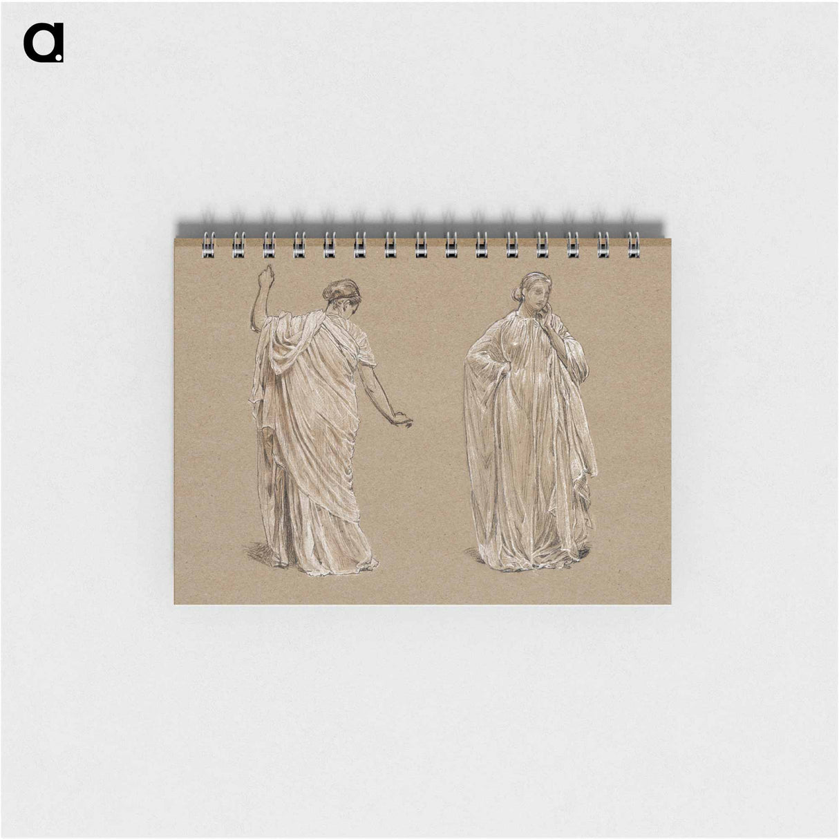 Draped Model - アルバート ジョセフ ムーア Memo.